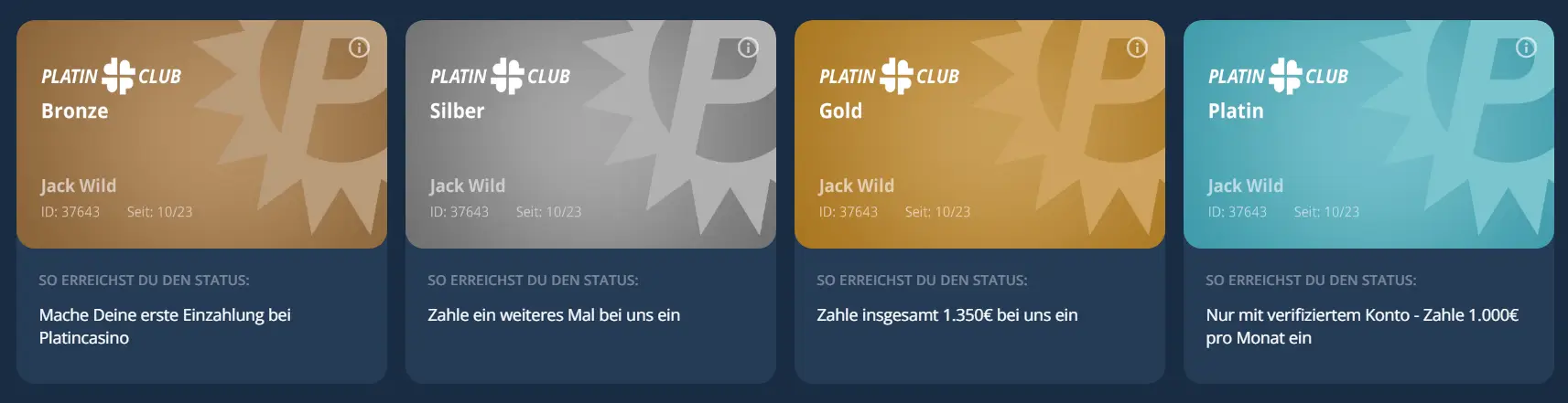 Platincasino Vip Club