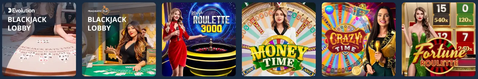 PlatinCasino live-spiele